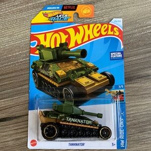 Hot Wheels Tank Tanknator Ride Ons Hotwheels Lets Race Army Military Vehicle New